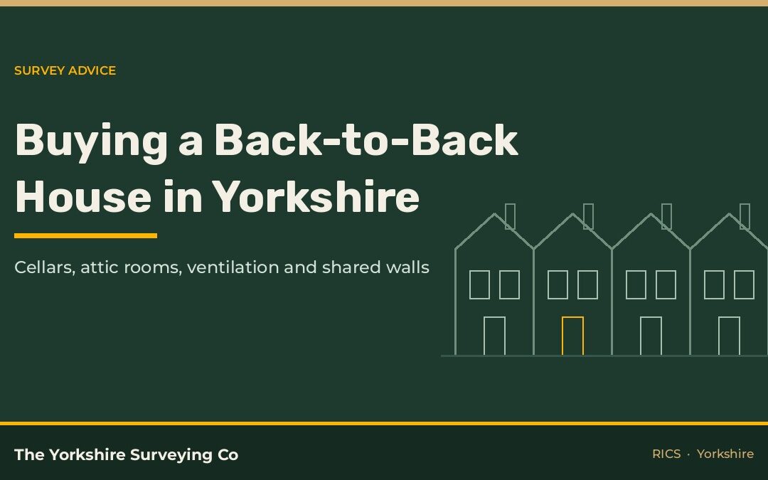 Buying a back-to-back house in Yorkshire: what a RICS survey looks for